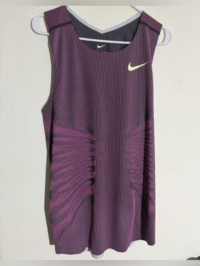 Nike 2024 Pro Elite Singlet USA Running Tank Top Fuchsia Mens Size XL FD5785-617